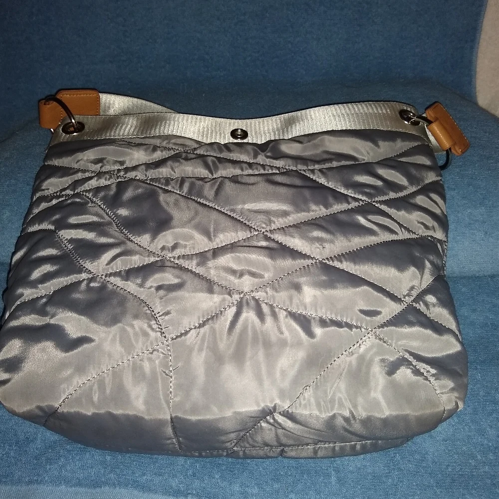 Sondra Roberts Squared nylon tote.